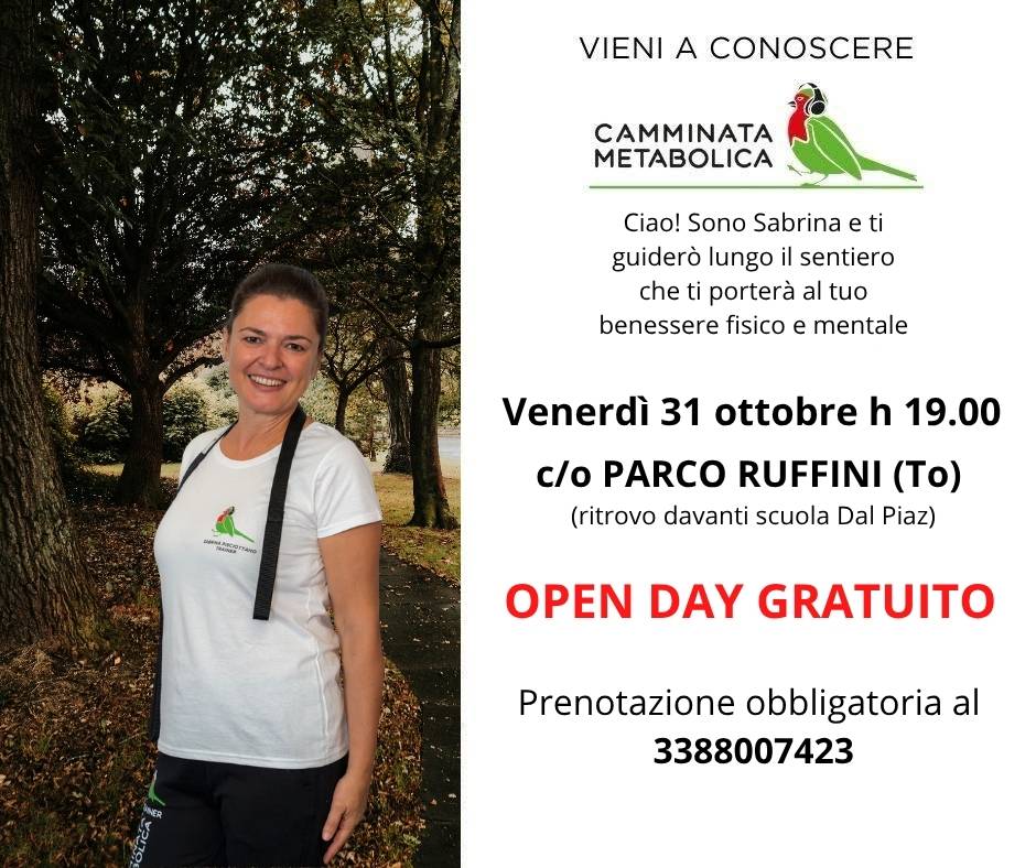 Scopri la Camminata Metabolica con Sabrina Pisciottano